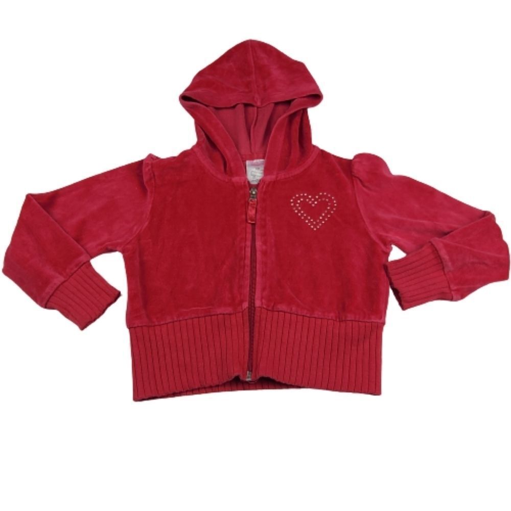 Premier International Girls Pink Heart Jacket Size 6 / 6X